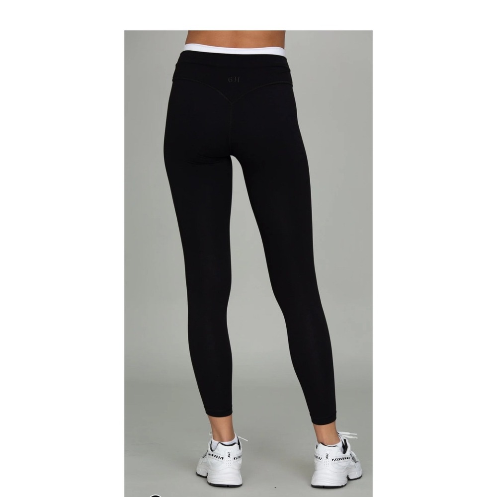 Gold Hinge Black Double Waist StrydeForm Leggings Small GH Activewear Yoga Pants